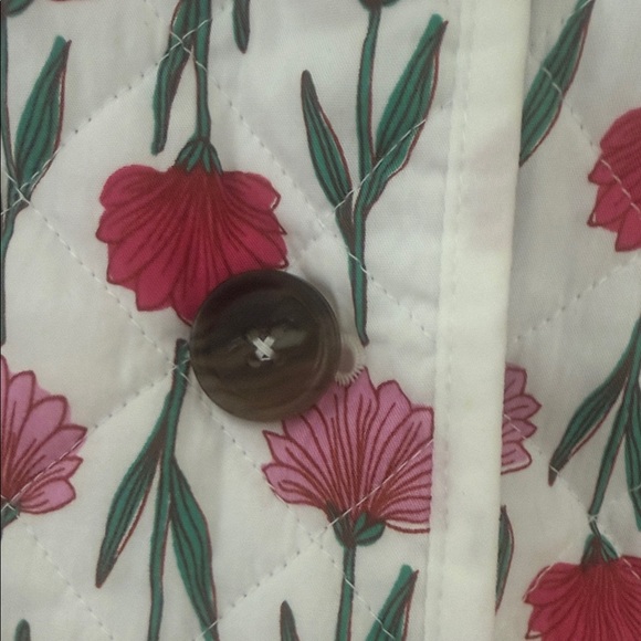 J. Crew Pink and Green Floral Jacket - Picture 3 of 3